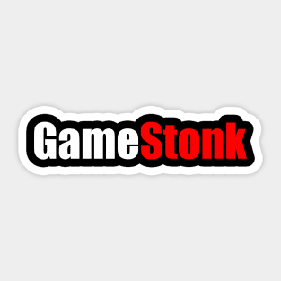 Gamestonk Stock Market - Can't Stop GME Gamestick Sticker